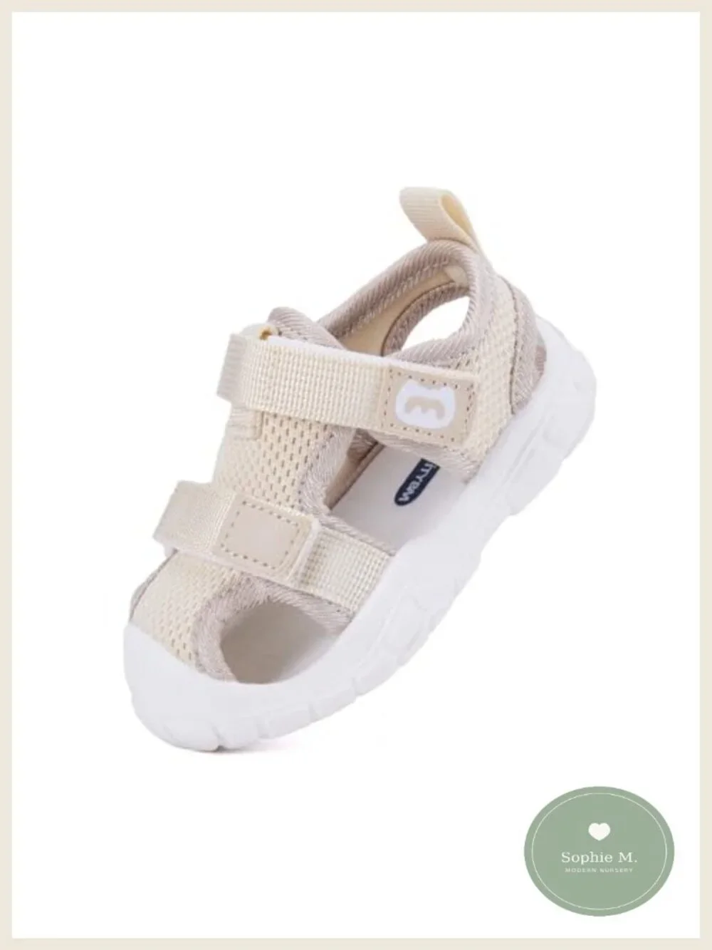 Baby Unisex Closed Toe Sandals - Lightweight Non-Slip First Walker